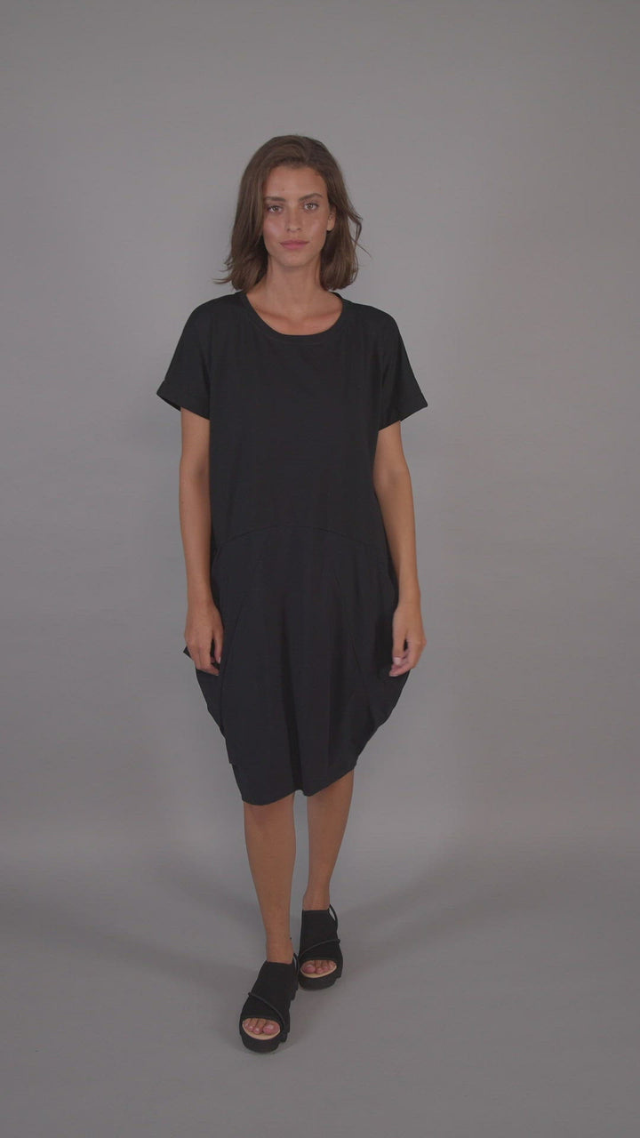 Tekbika Cocoon Dress, Black