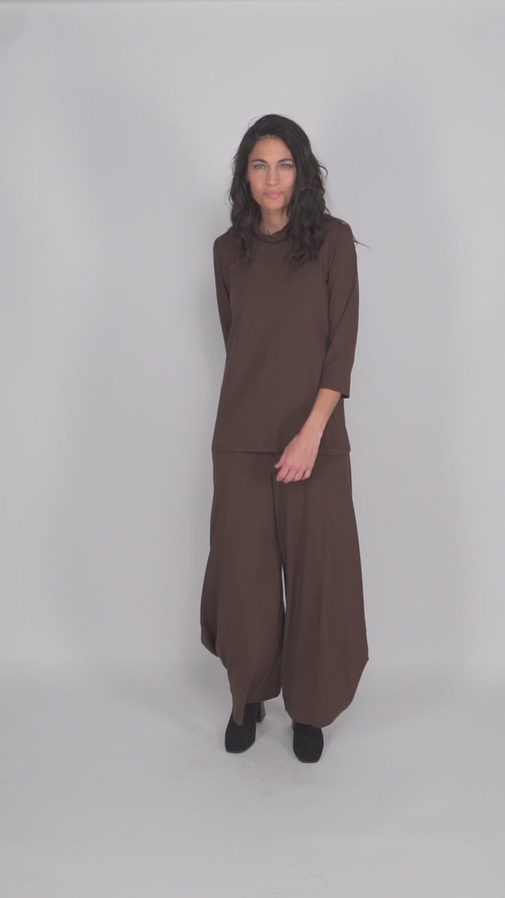 Essential Punto Pants, Tall, Coffee
