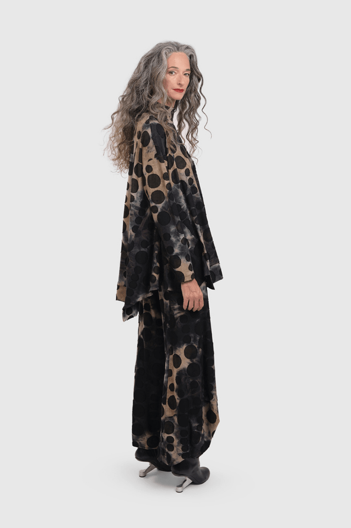 Echo Punto Pants, Coffee - Alembika Designer Women's Clothing