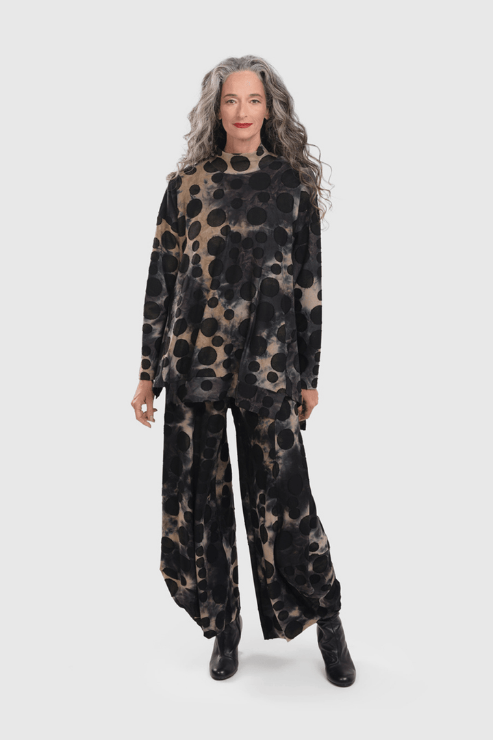 Echo Punto Pants, Coffee - Alembika Designer Women's Clothing