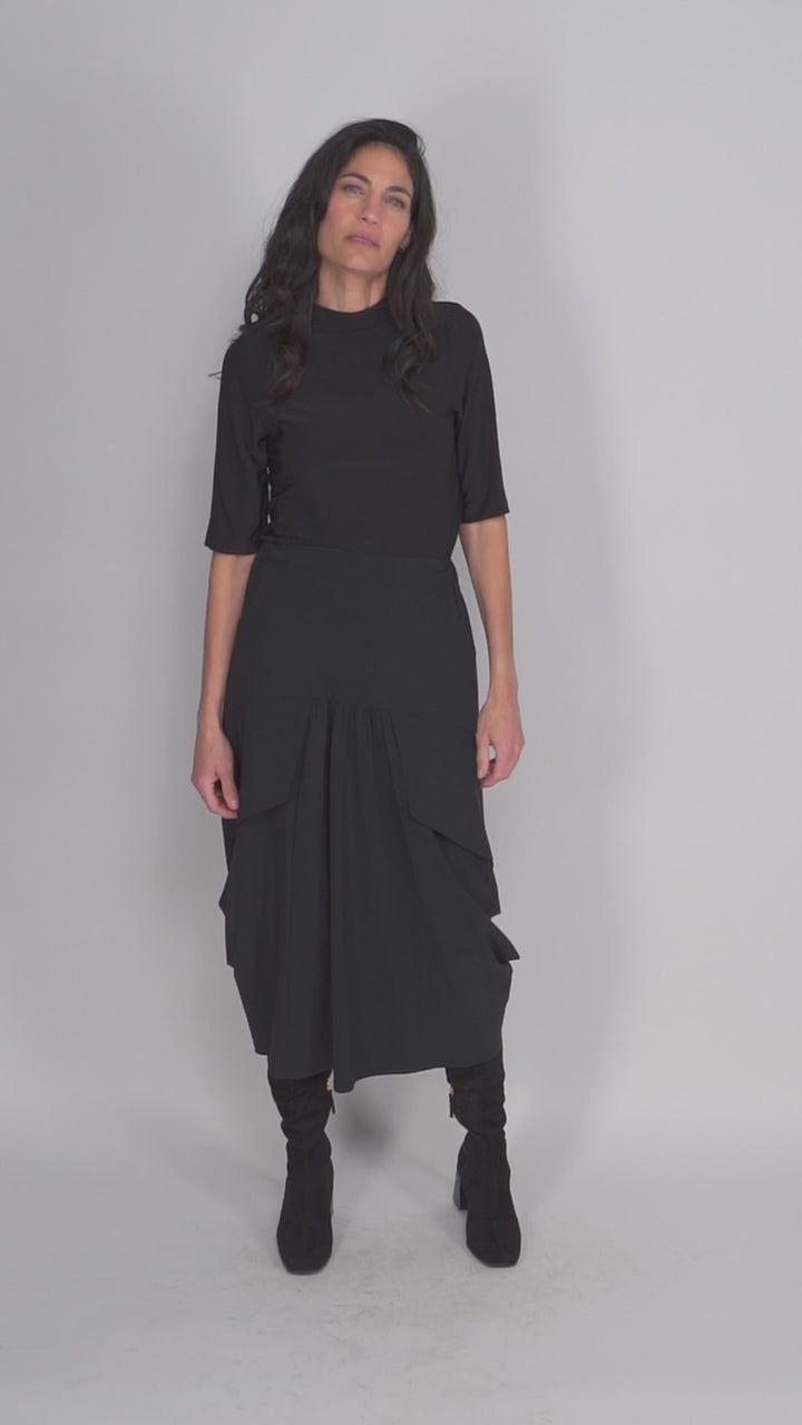 Tekbika Must-Have Mockneck Top, Black