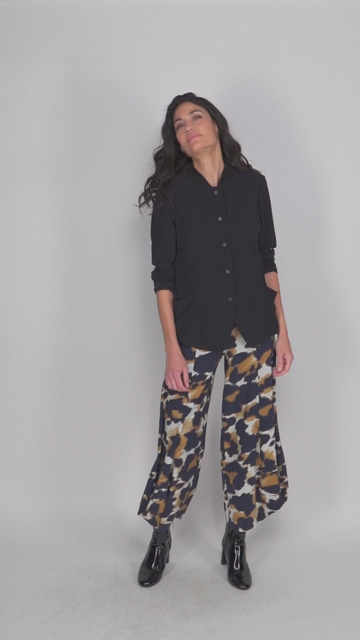Tekbika Relaxed Shirt Jacket, Black