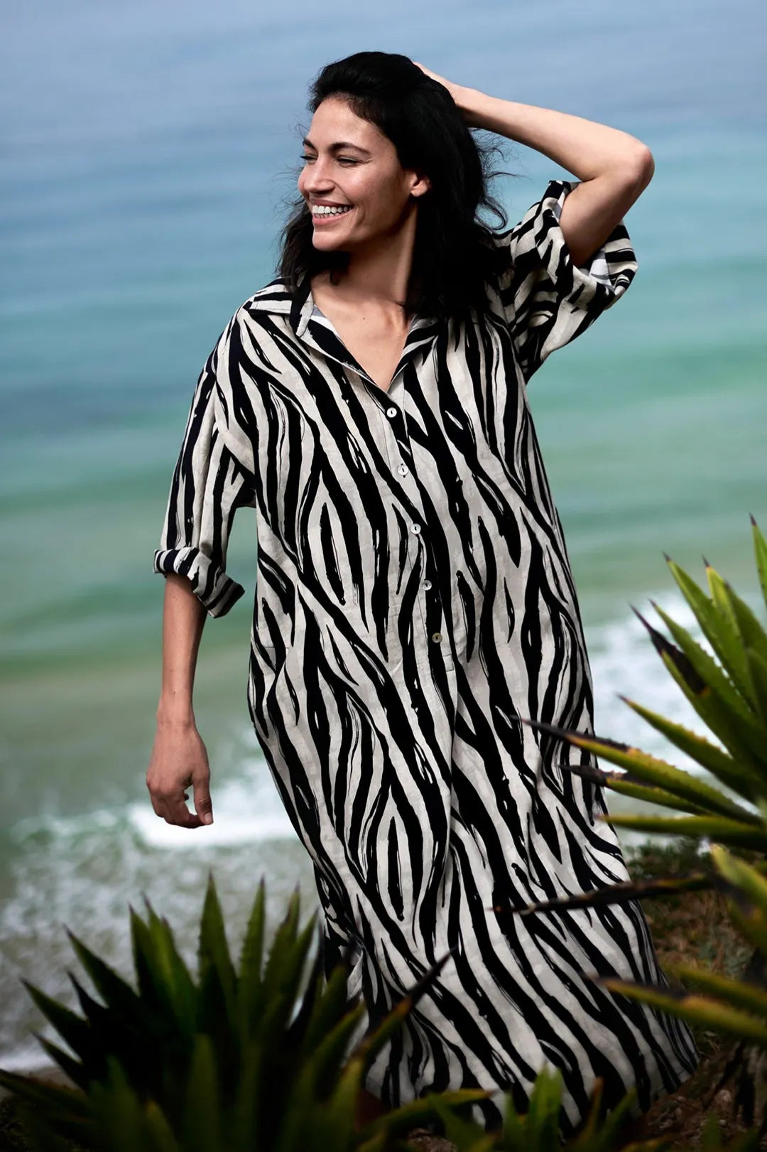 shayna maxi shirtdress for women over 60