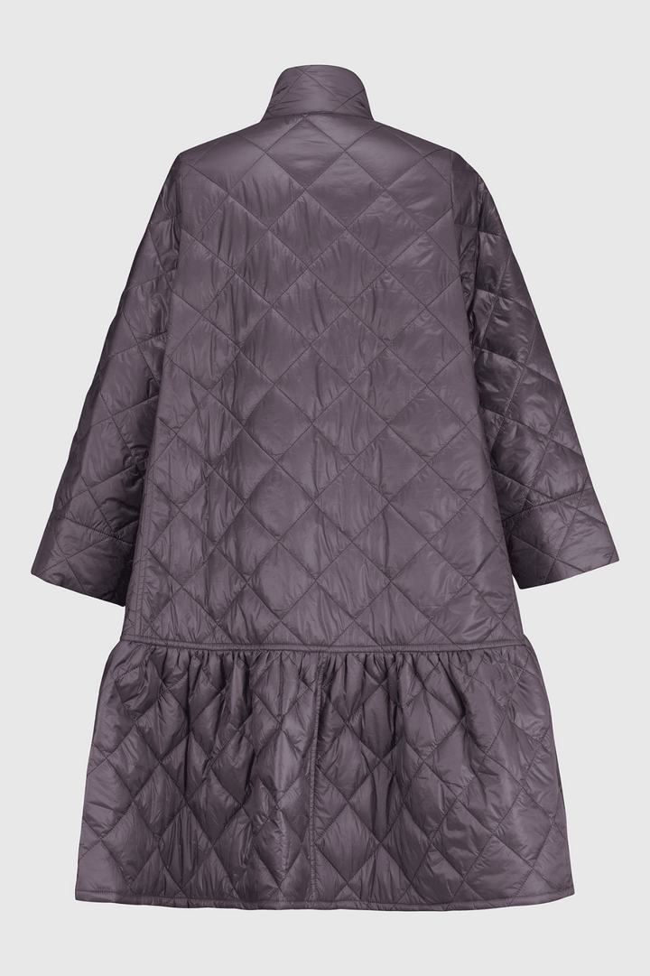 Ether Kia Coat Jacket, Grey - Alembika Designer Women's Clothing