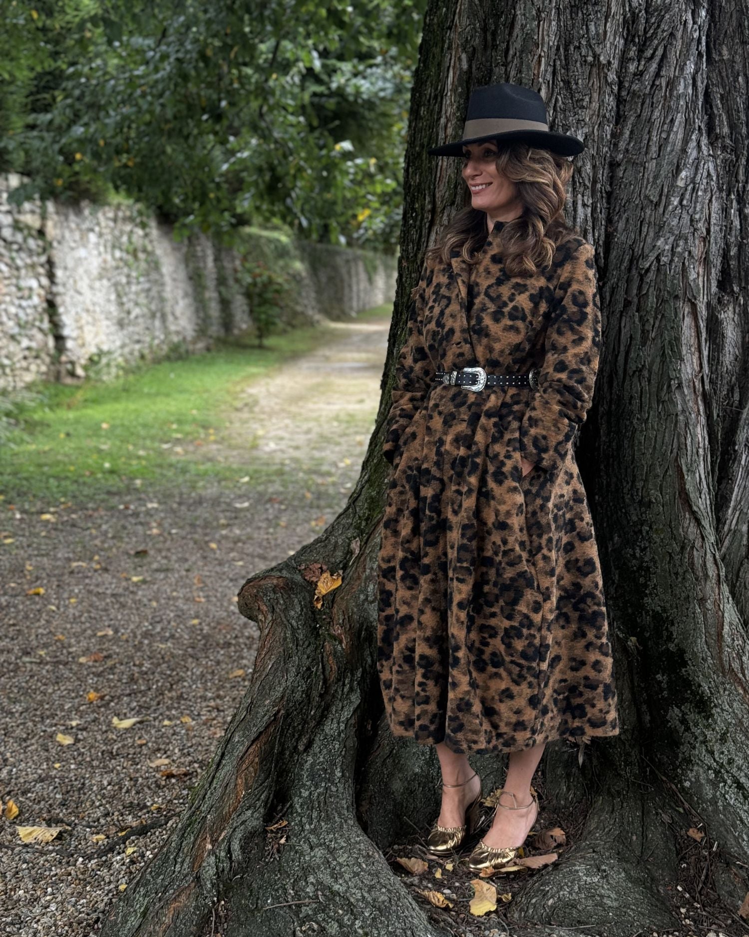 Blondie Cocoon Coat, Leopard – Alembika U.S.