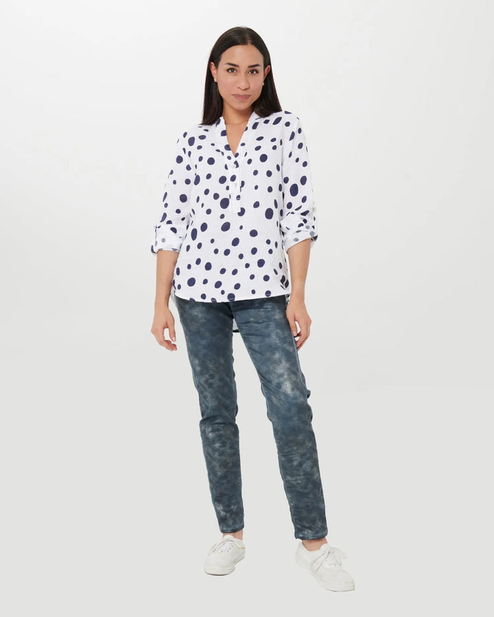 Blueberry Isabella Blouse, White