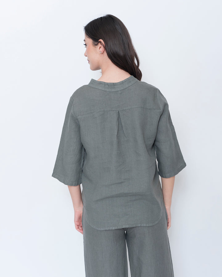 Blueberry Heritage Shirt, Slate