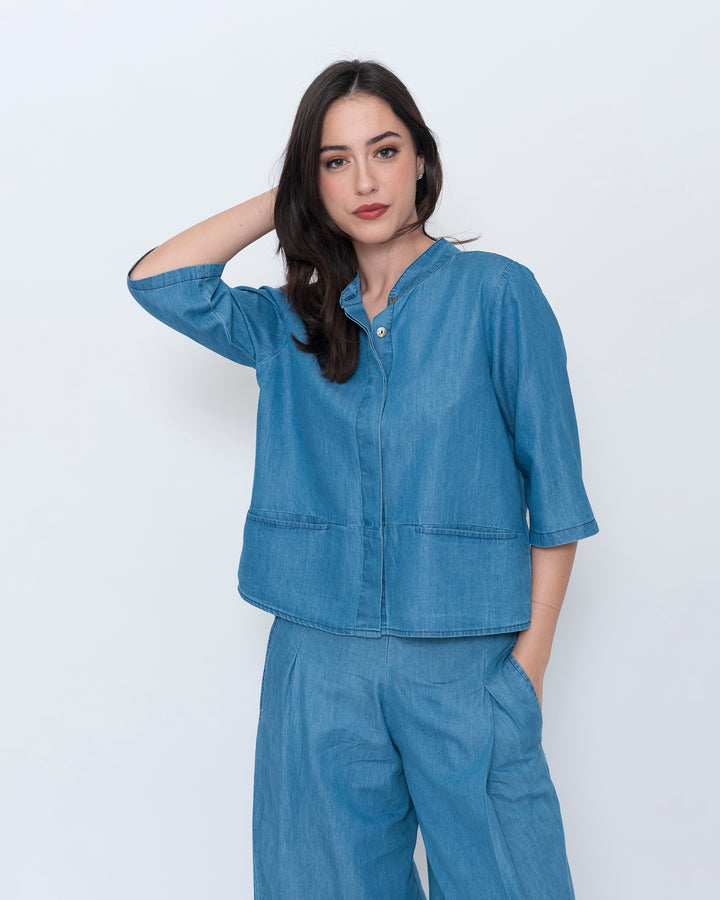 Blueberry Heritage Shirt, Denim