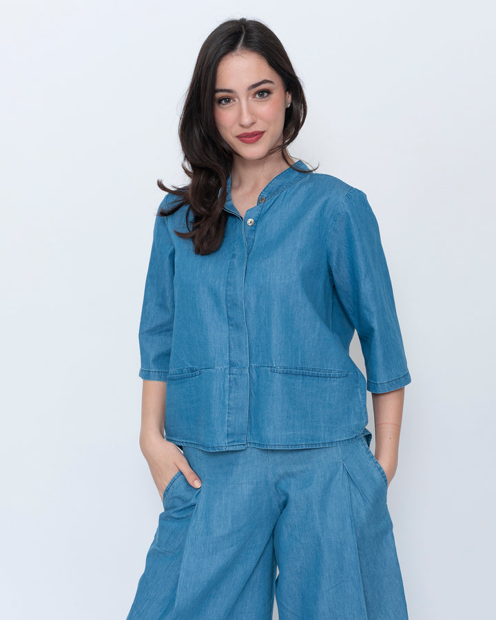 Blueberry Heritage Shirt, Denim
