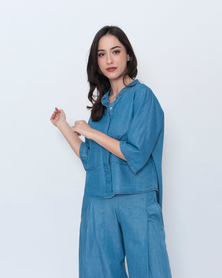 Blueberry Heritage Shirt, Denim