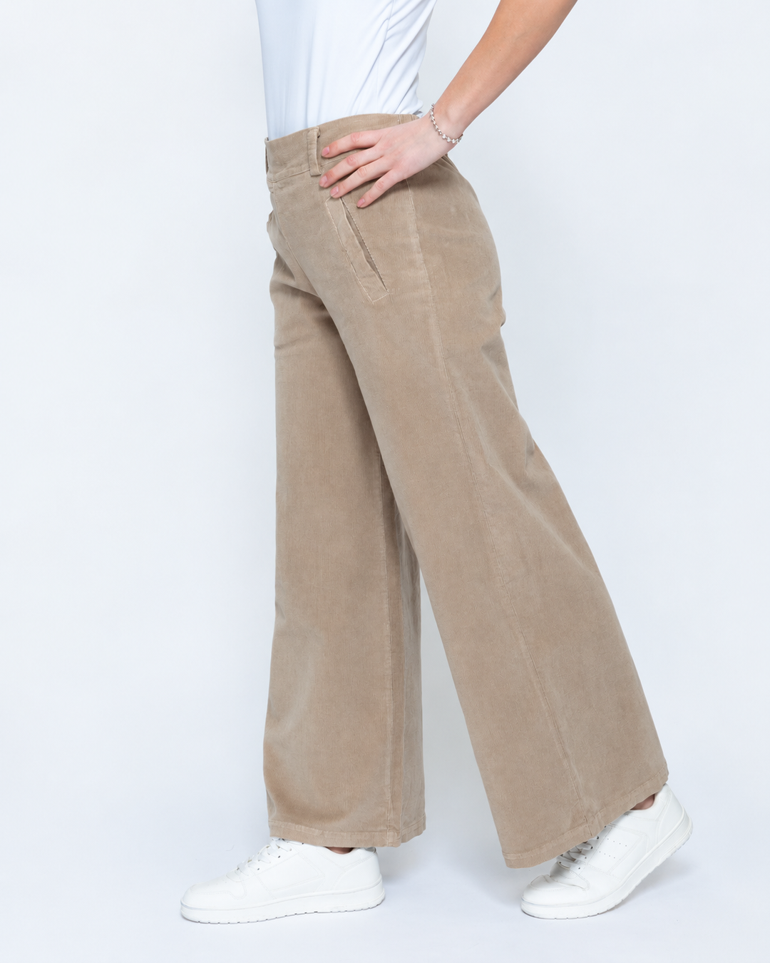 Blueberry Cord Bootcut Trouser, Sahara
