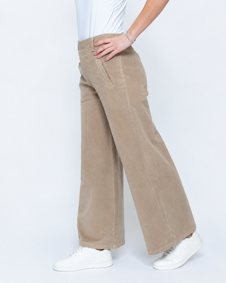 Blueberry Cord Bootcut Trouser, Sahara