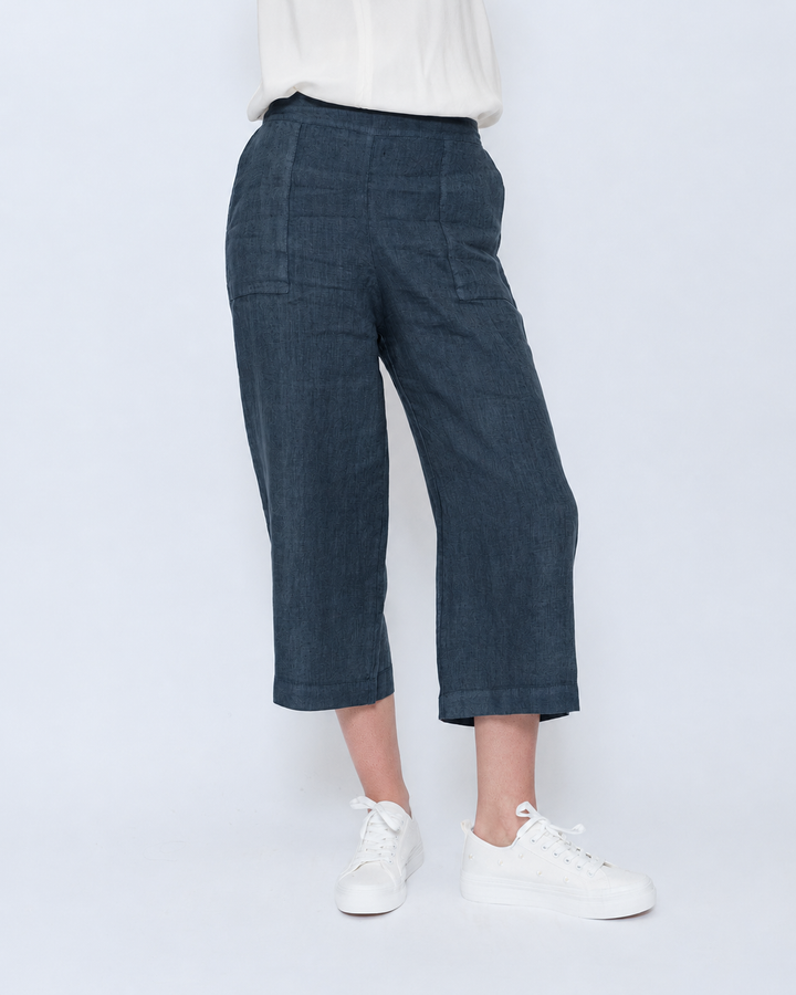 Blueberry Easy Capri, Navy