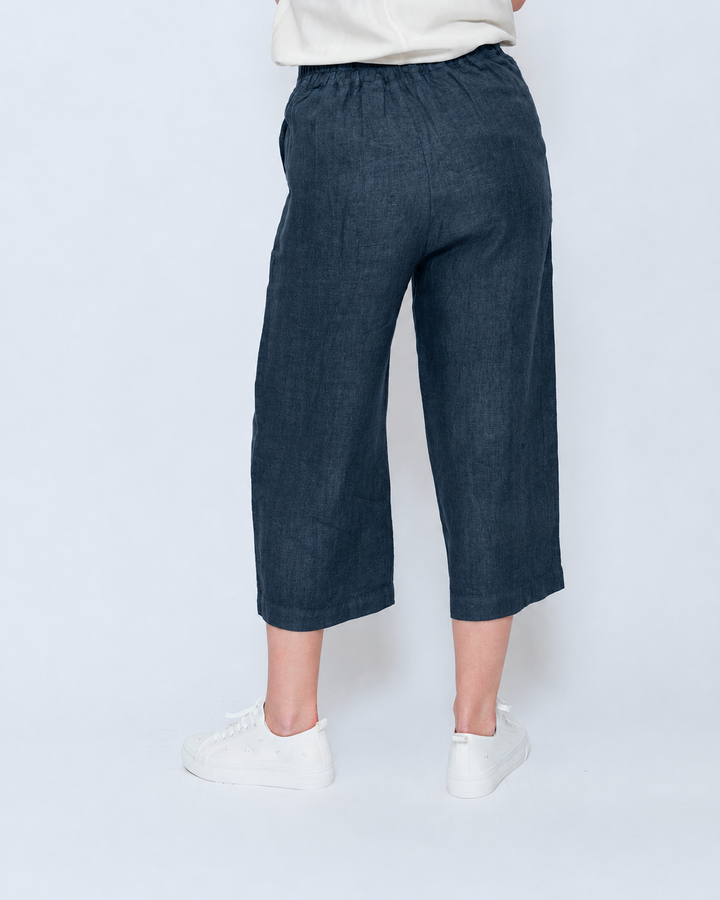 Blueberry Easy Capri, Navy