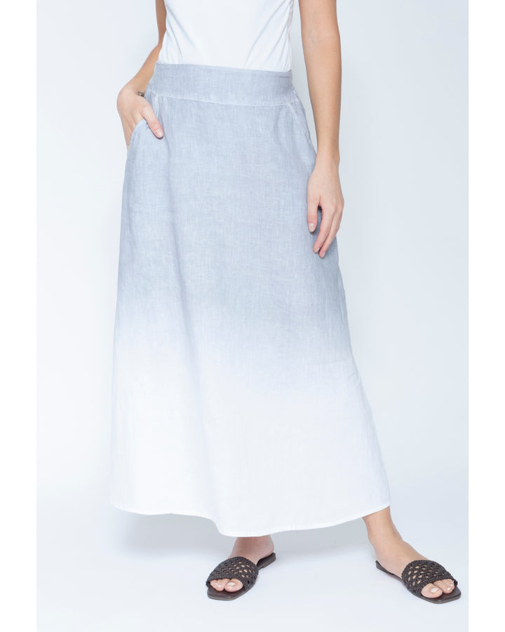 Blueberry Afternoon Skirt, Silver Ombre