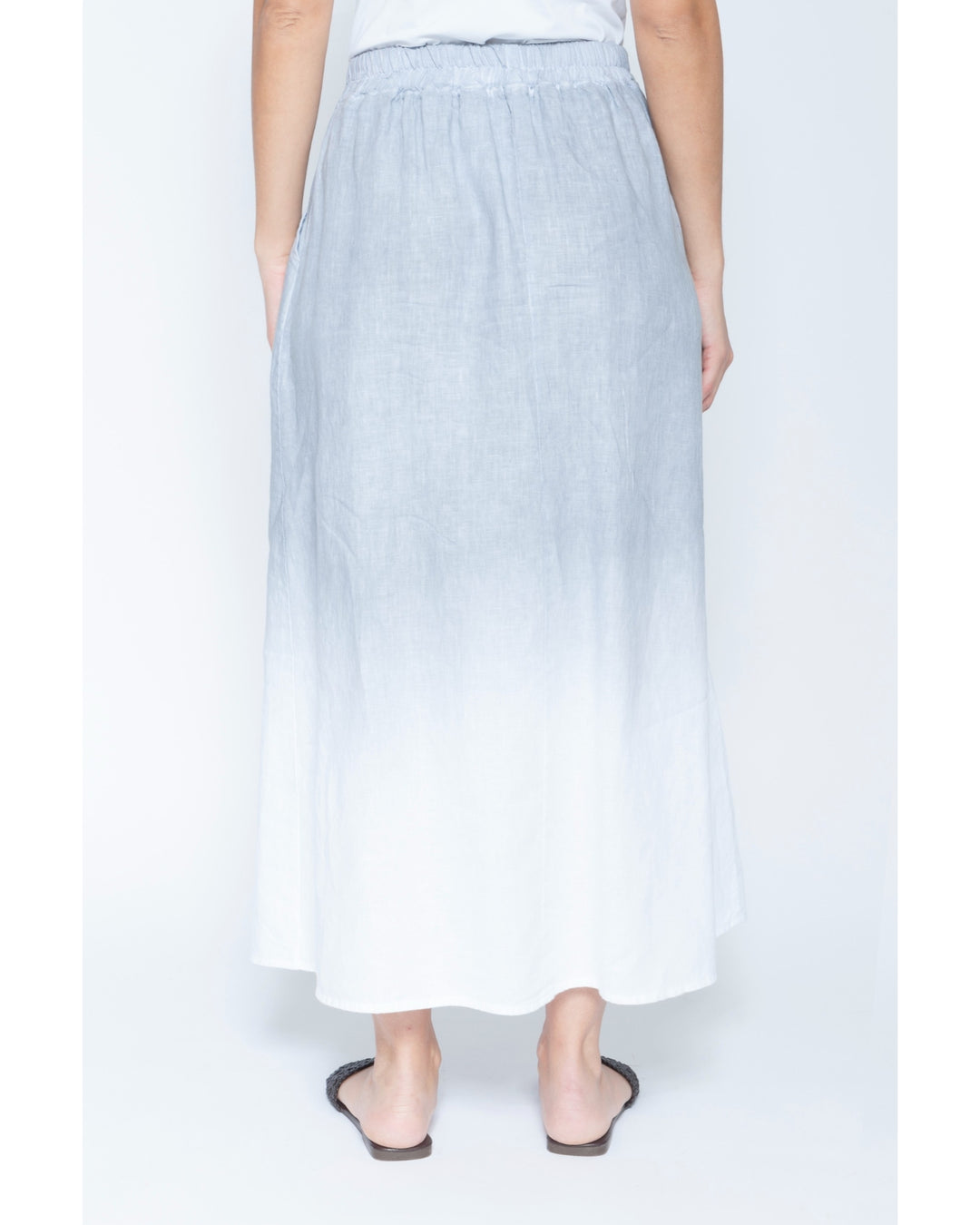 Blueberry Afternoon Skirt, Silver Ombre