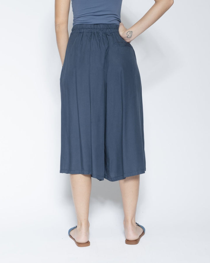 Blueberry Palazzo Capris, Navy