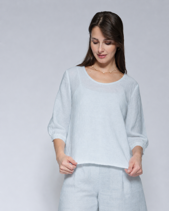 Blueberry Coastal Blouse, Silver