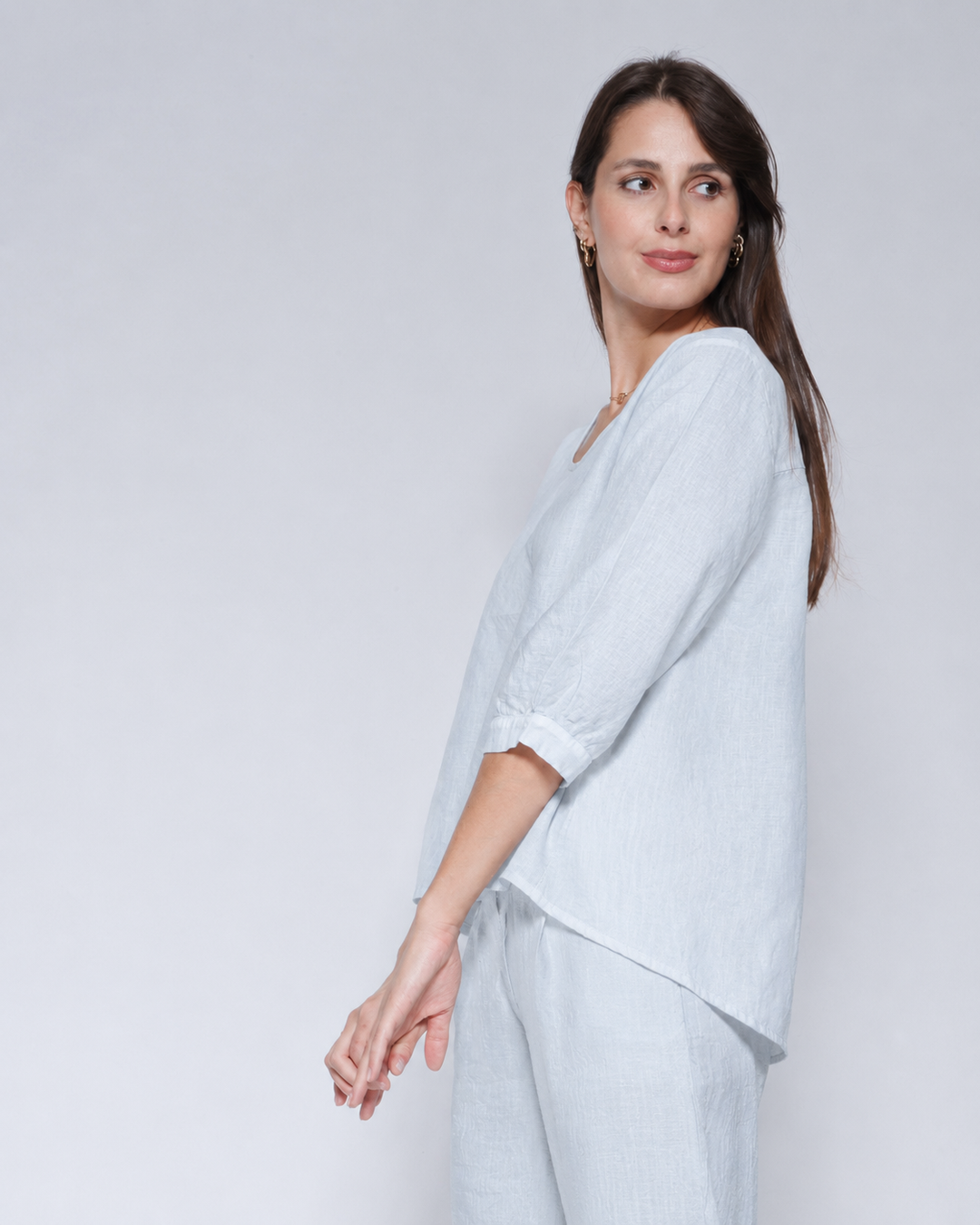Blueberry Coastal Blouse, Silver