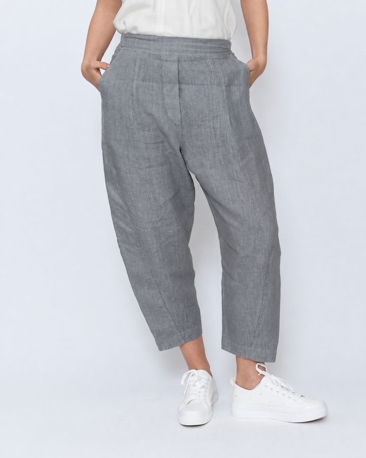 Blueberry Curved Pants, Slate