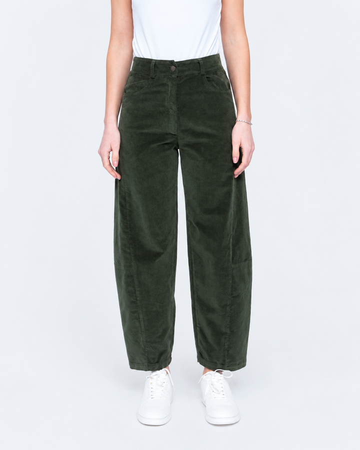 Blueberry Cord Tulip Trouser, Moss