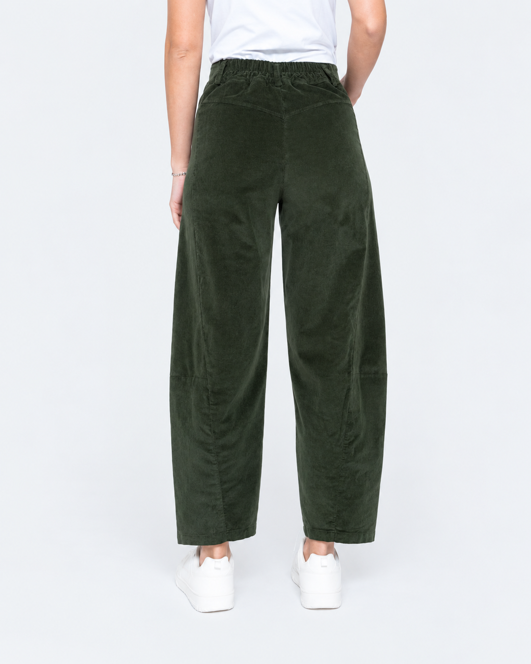 Blueberry Cord Tulip Trouser, Moss