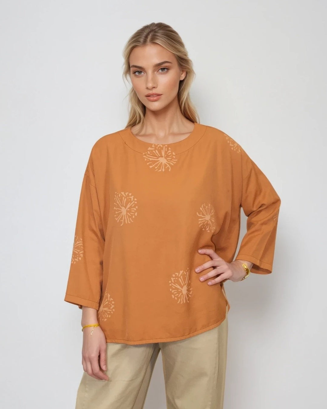 Blueberry Sunray Tunic, Amber