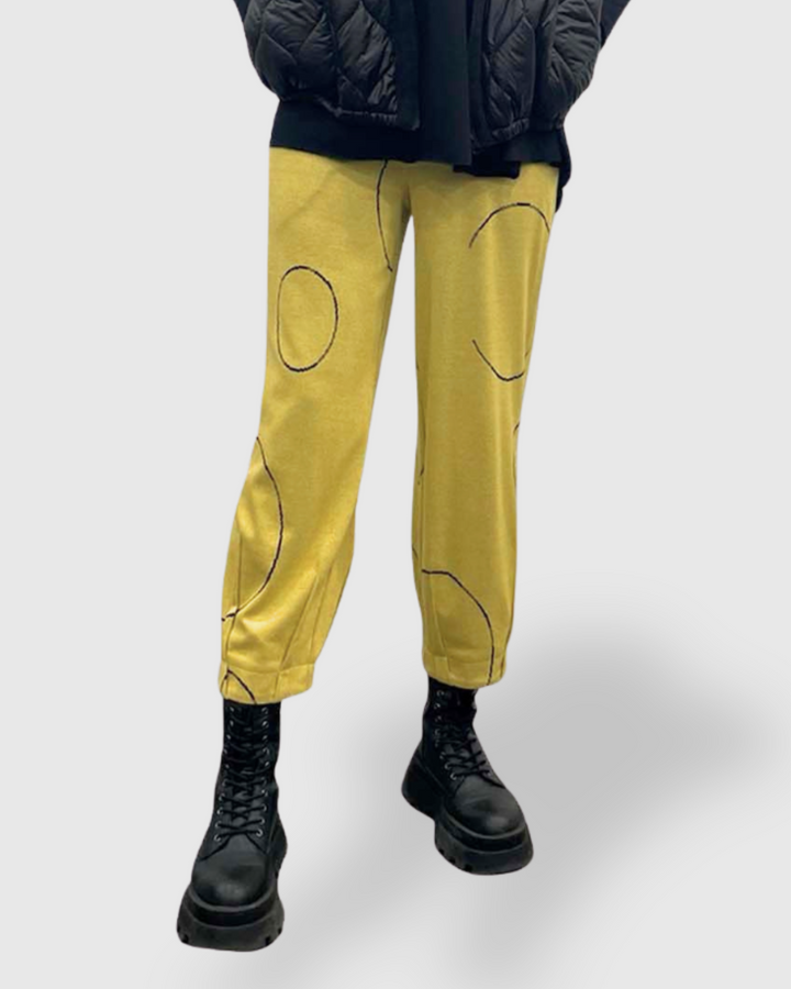 Ozai N Ku Soluna Knit Trouser, Lemon
