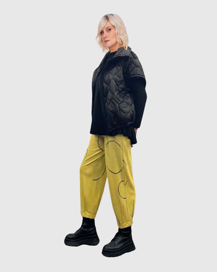 Ozai N Ku Soluna Knit Trouser, Lemon