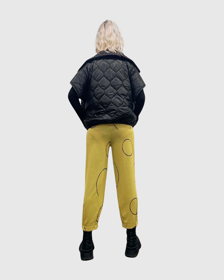Ozai N Ku Soluna Knit Trouser, Lemon