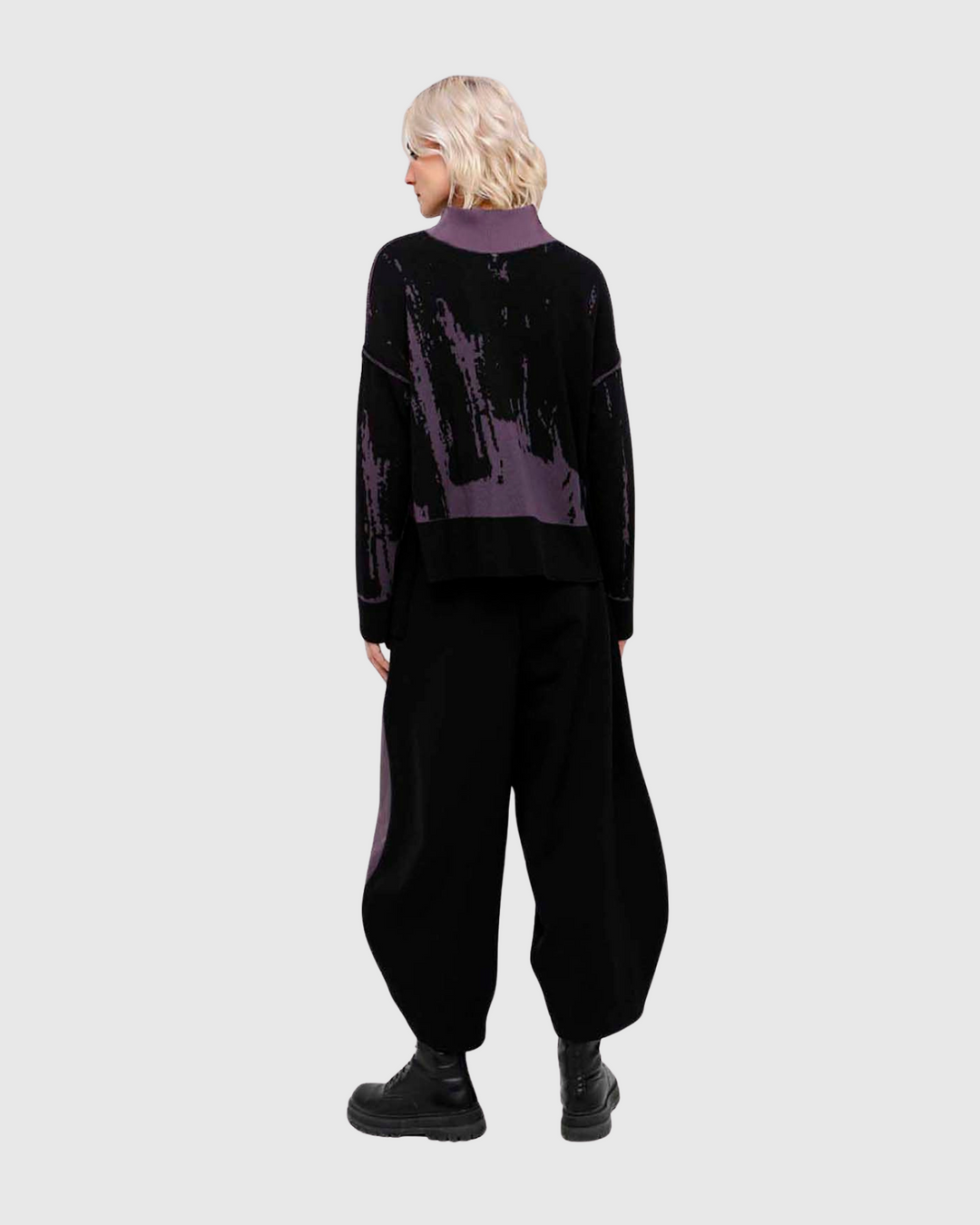 Ozai N Ku Void Reversible Sweater, Grape