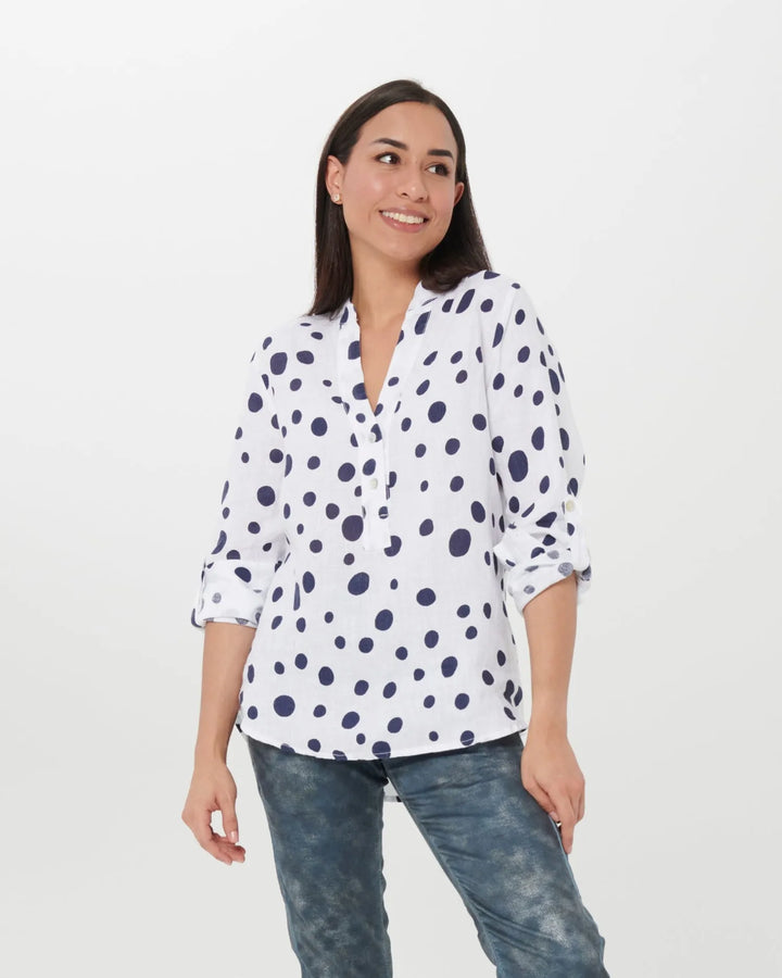 Blueberry Isabella Blouse, White