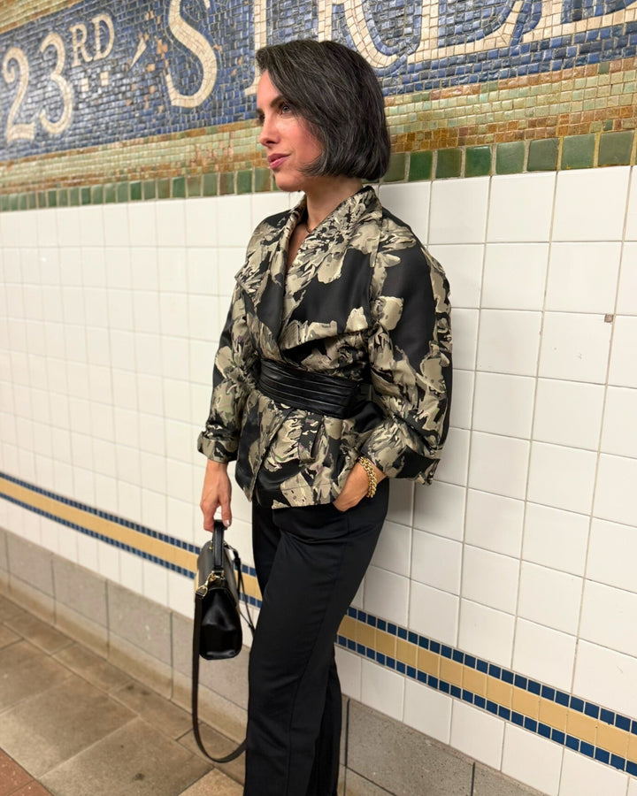 Dusk Brocade Jacket, Glow