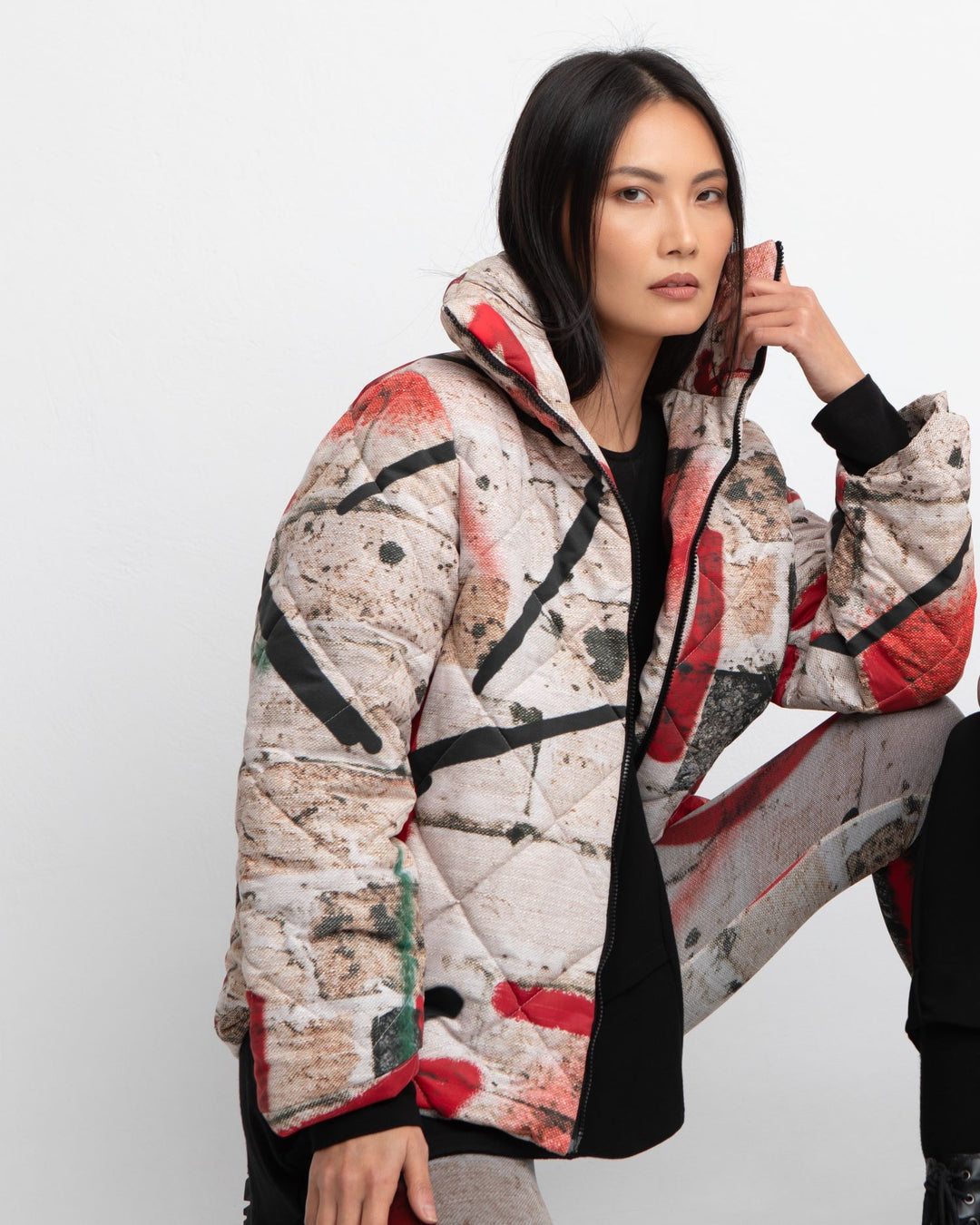 Ozai N Ku Wild Style Jacket, Graffiti