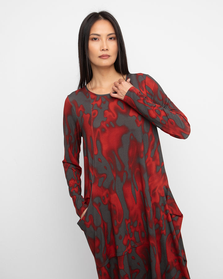 Ozai N Ku Fahrenheit Dress, Flames