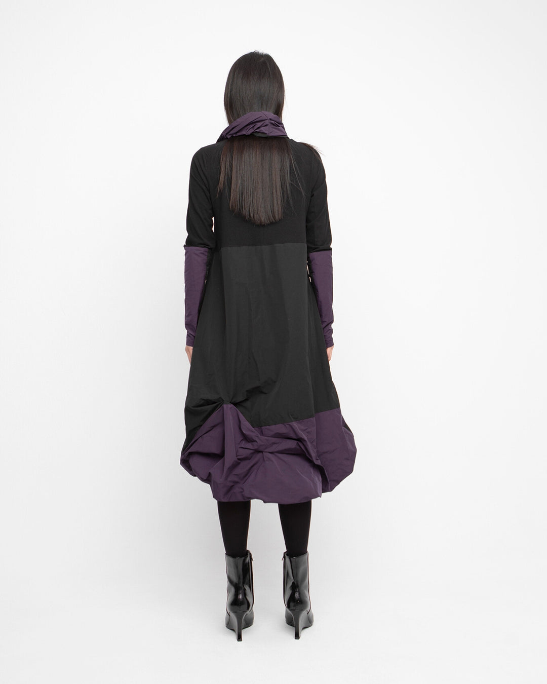 Ozai N Ku Aurora Dress and Cowl, Purple