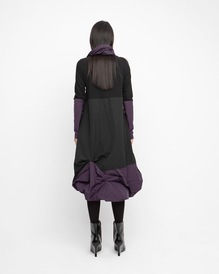 Ozai N Ku Aurora Dress and Cowl, Purple
