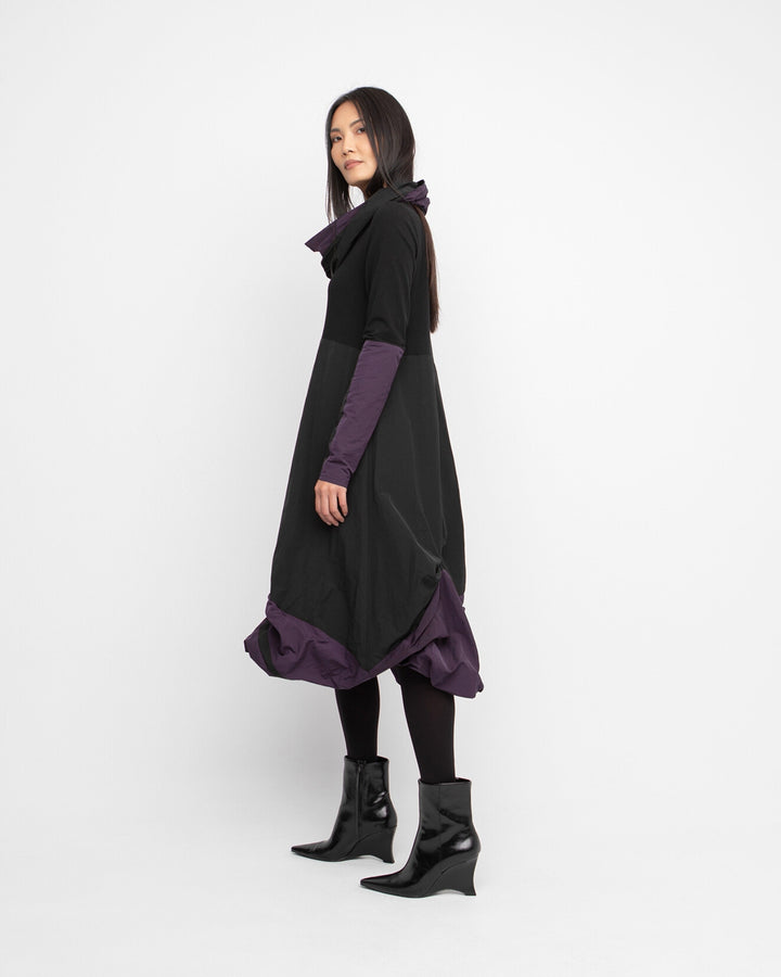Ozai N Ku Aurora Dress and Cowl, Purple