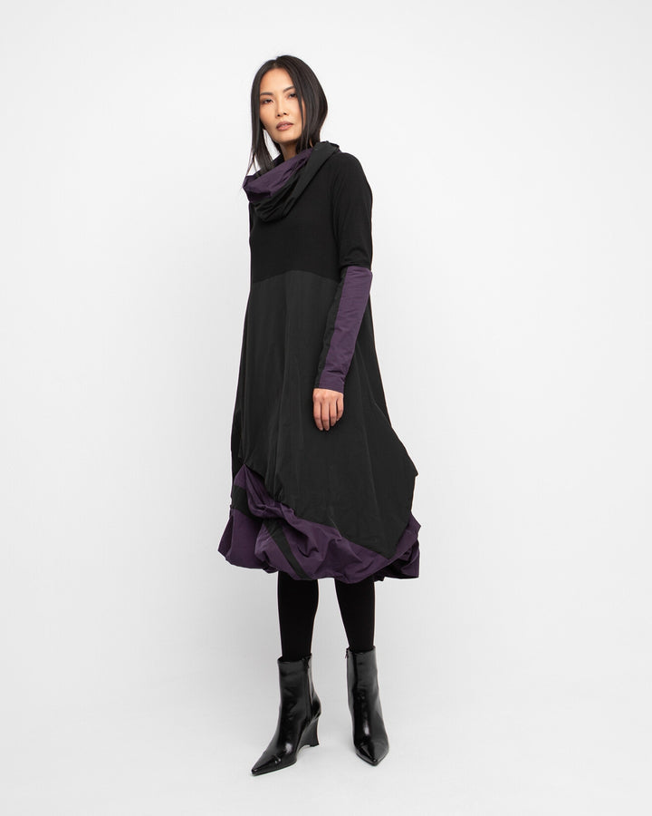 Ozai N Ku Aurora Dress and Cowl, Purple