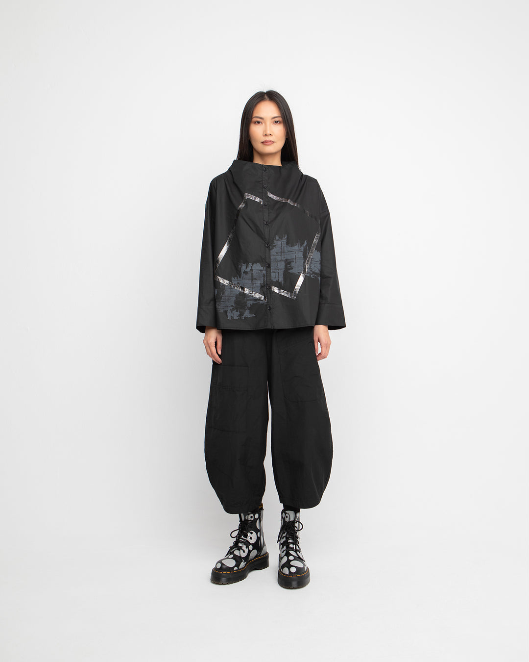 Ozai N Ku Puff Pants, Black