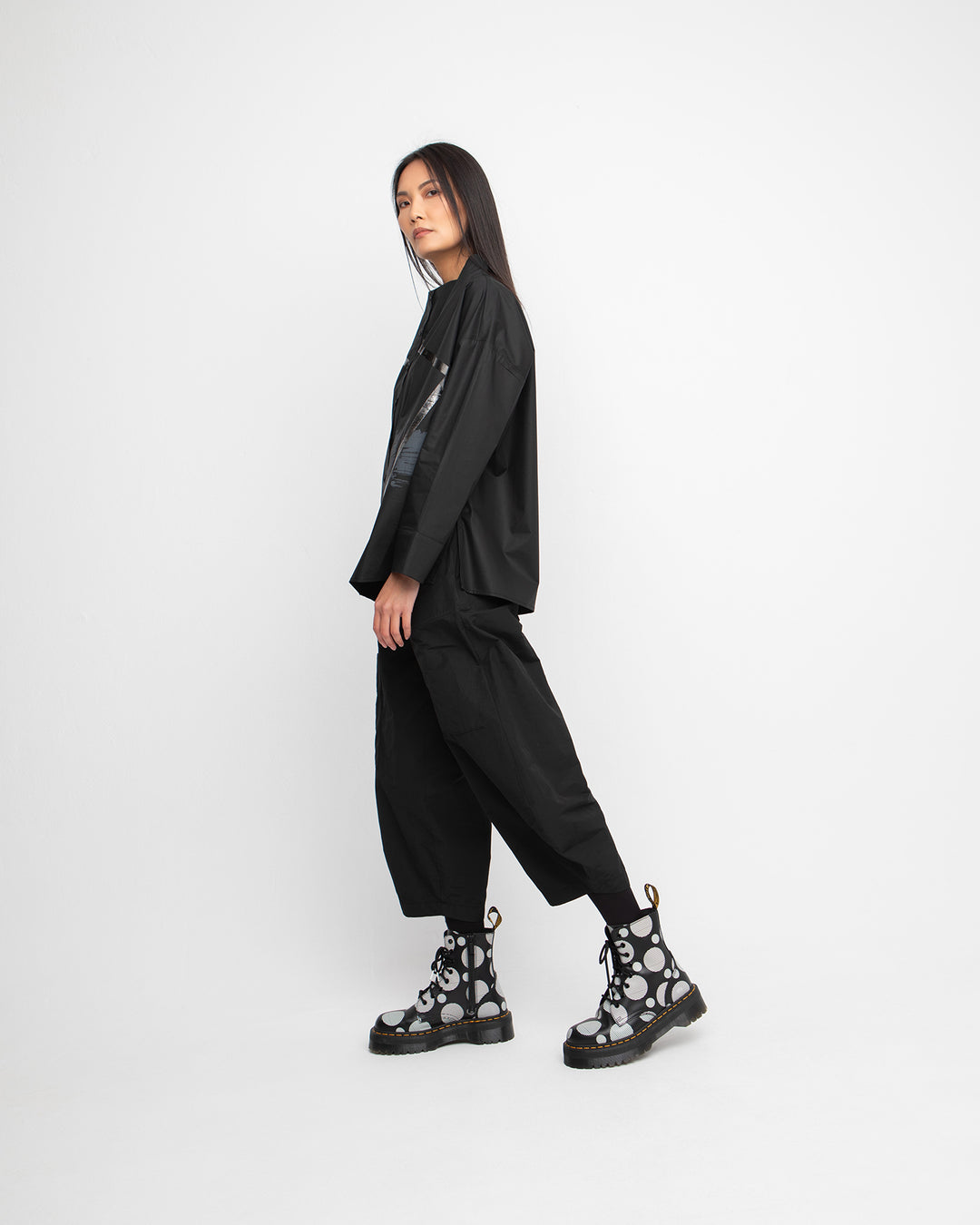 Ozai N Ku Puff Pants, Black