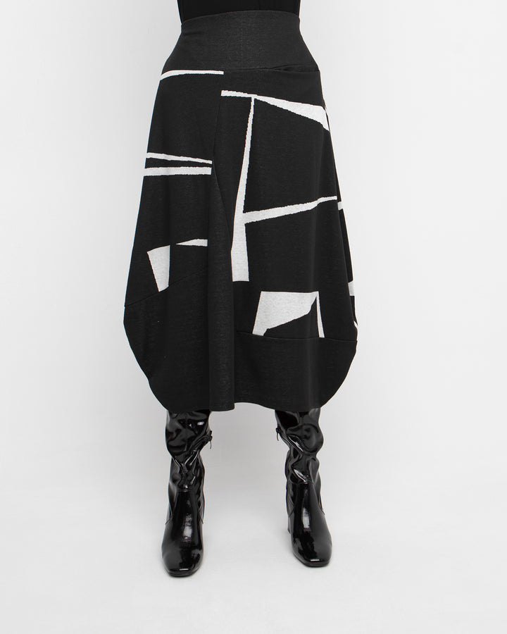 Ozai N Ku Cocoon Skirt, Mirrors