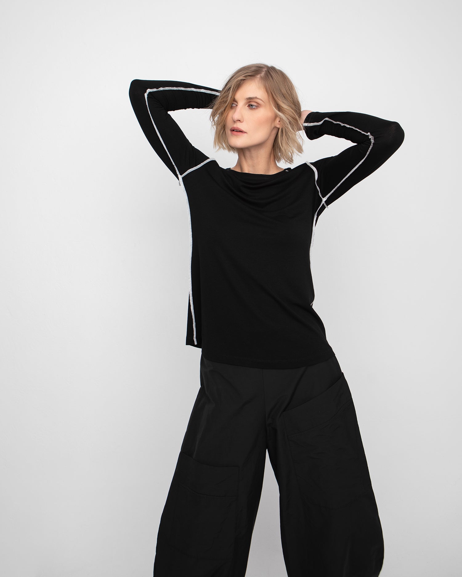 Ozai Coral Reflection Novelty Top