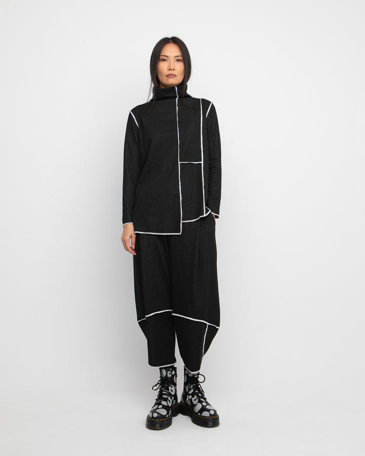 Ozai N Ku Citadel Sweater, Black/White