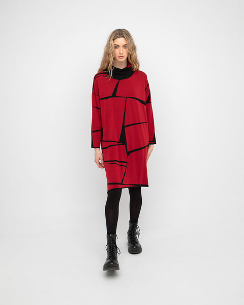 Ozai N Ku Reversible Sweater Dress, Red – Alembika U.S.