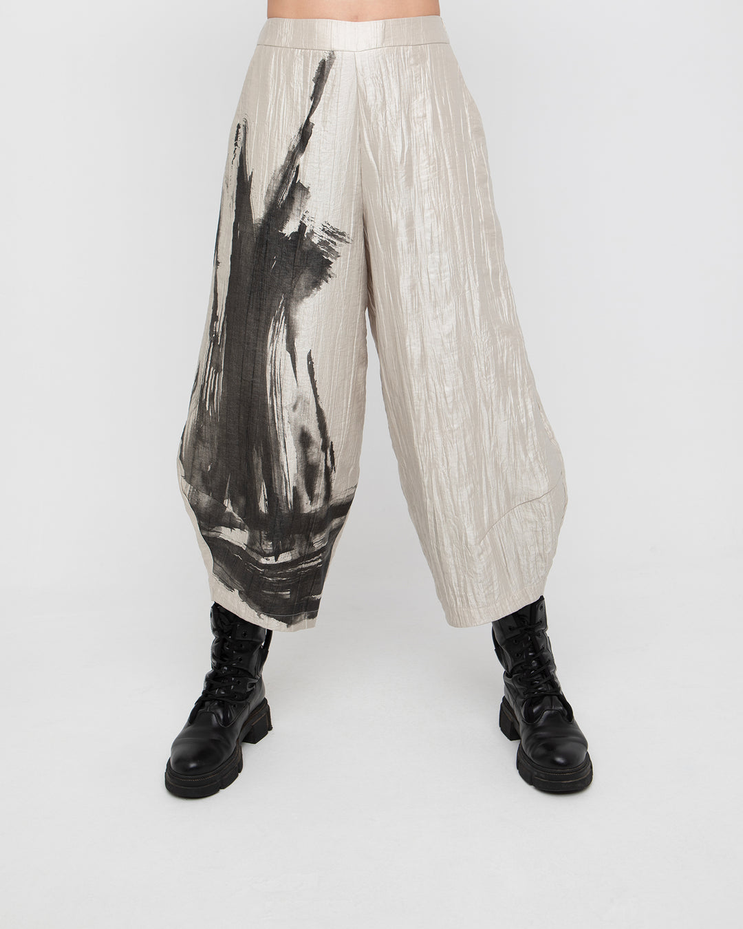 Ozai N Ku Rora Shimmer Trouser, Ivory