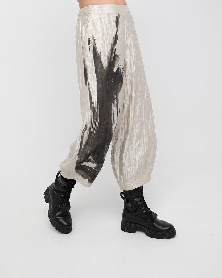 Ozai N Ku Rora Shimmer Trouser, Ivory