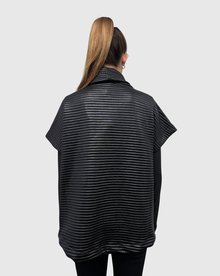 Ozai N Ku Lethe Ribbed Vest, Black