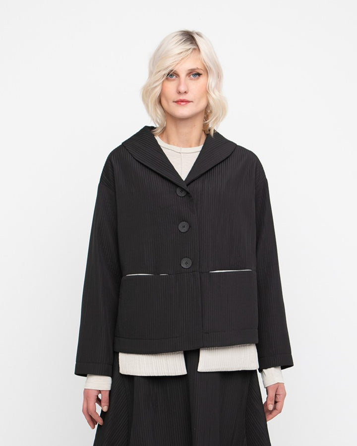 Ozai N Ku Notos Pleated Jacket, Block