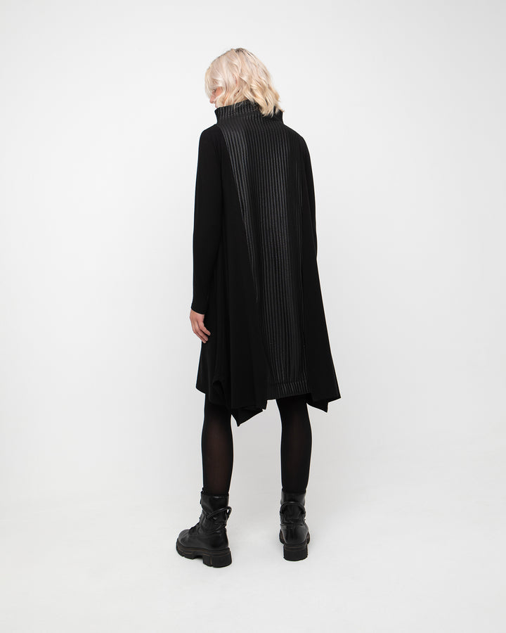 Ozai N Ku Styx Funnel Dress, Black